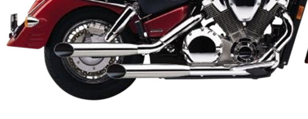Cobra USA Slashcut Slip-On Mufflers for 2002-08 Honda VTX1800