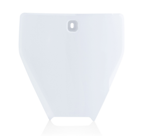 Acerbis Front Number Plate for 2018-21 Husqvarna TC85 - 20 White - 2686416811