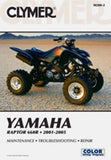 Clymer M280-2 Service & Repair Manual for 2001-05 Yamaha YFM600R Raptor 660R