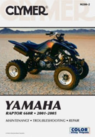 Clymer M280-2 Service & Repair Manual for 2001-05 Yamaha YFM600R Raptor 660R
