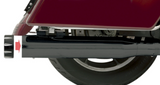 Bassani Quick Change Slip-On Mufflers for 1995-16 Harley FL Touring models - Black - 1F740B