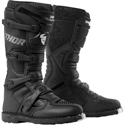 THOR Blitz XP Riding Boots for Men - Black - Size 13