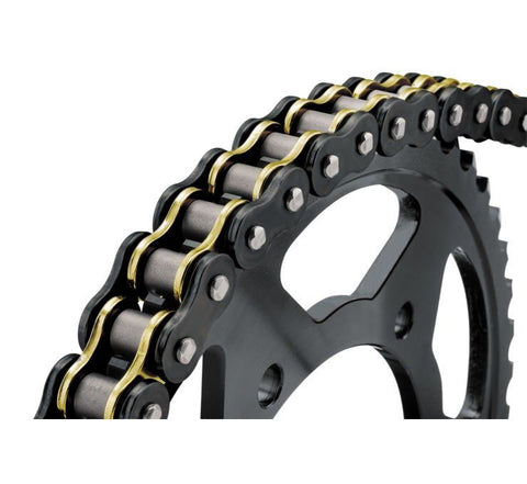 BikeMaster BMXR Series X-Ring Chain - 530 x 120 - Black/Gold