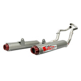 Big Gun Exhaust EVO R Dual Muffler Full System For 2006-14 Yamaha YFM700R Raptor - 09-3663