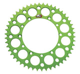 Renthal Ultralight Rear Sprocket - 520 Chain Pitch x 51 Teeth - Green - 112U-520-51GEGN