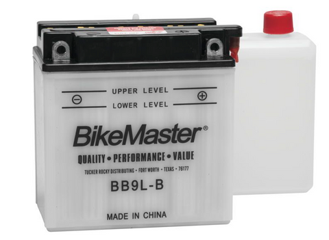 Bike Master Performance Conventional Battery - 12 Volts - BB9L-B
