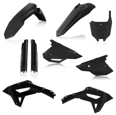Acerbis Full Body Plastics Kit for 2022 Honda CRF250RX / CRF300RX / CRF450RX - Black - 2861800001