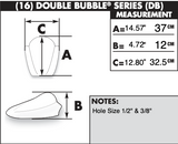 Zero Gravity Double Bubble Windscreen for 2004-05 Suzuki GSX-R600/750 - Clear - 16-108-01