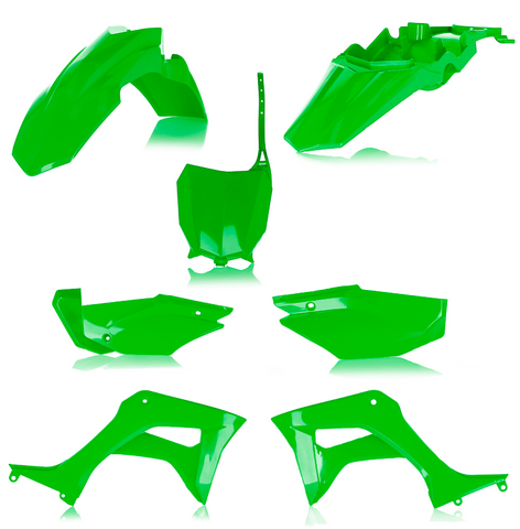 Acerbis Full Body Plastics Kit for 2019-22 Honda CRF110F - Green - 2861930006