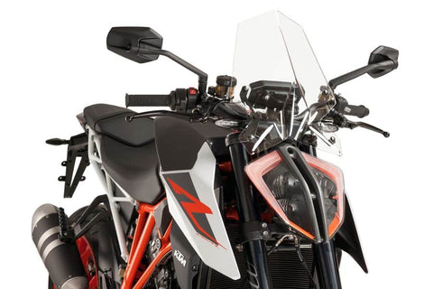 Puig New Generation Touring Windscreen for KTM 1290 Super Duke - Clear - 9692W