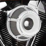 Arlen Ness Inverted Series Air Cleaner Kits for 2008-17 Harley Touring FBW - Slot Track Chrome - 18-920