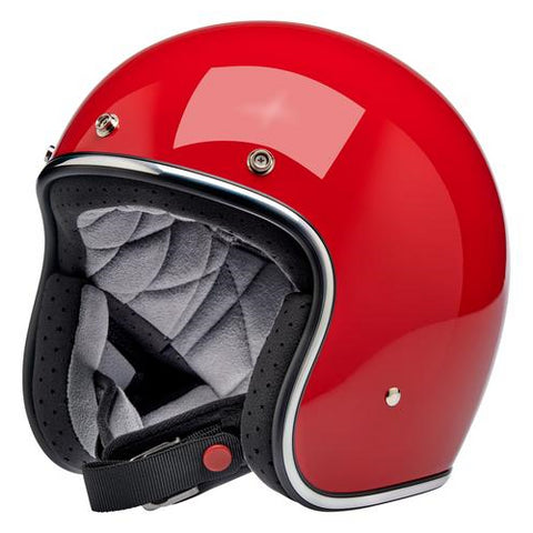 Biltwell Bonanza Helmet - Gloss Blood Red - Medium