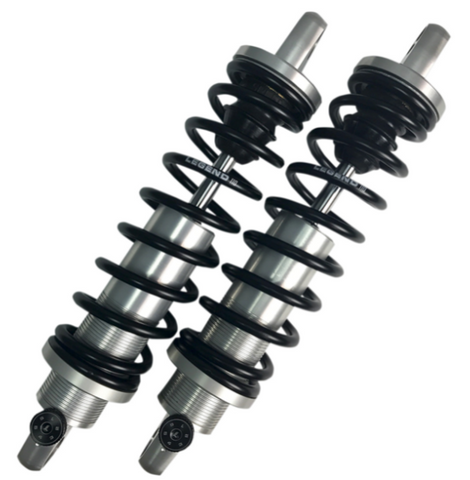 Legends REVO-A Adjustable Coil Suspension for 1991-17 Harley Dyna models - Clear/12in - 1310-1605