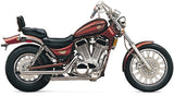Cobra USA 2 inch Slash Cut Drag Pipe Exhaust for 1991-04 Suzuki Intruder - Chrome - 3265