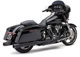 Cobra USA Neighbor Hater Mufflers for 2017-22 Harley FL Touring models - Black - 6267RB