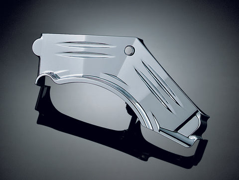 Kuryakyn 8143 - Cylinder Base Cover for Harley-Davidson - Chrome