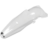 UFO Plastics MX Rear Fender for 2006-08 Kawasaki KX250F/KX450F - White - KA03766-047