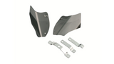 Kuryakyn Saddle Heat Shields for 2000-17 Harley Softail - Reflective Smoke - 1186