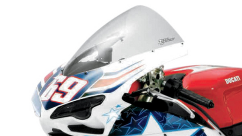 Zero Gravity Corsa Windscreen for 2007-13 Ducati 848 / 1098 / 1098S / 1198S - Clear - 24-729-01