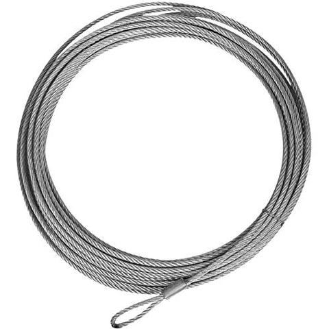 QuadBoss 608707 Winch Replacement Wire Cable 39 feet x 0.1875 inch 2500 lbs