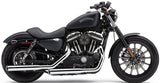 Cobra USA 3 inch Slip-On Mufflers for 2014-20 Harley Sportster models - Chrome - 6031