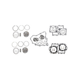 Vertex Top-End Piston Rebuild Kit for 2005-14 Kawasaki KVF750 Brute Force - 84.96mm - VTKTC23908B