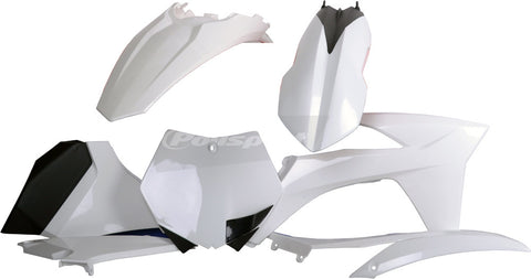 Polisport MX Complete Replica Plastics Kit for 2011-12 KTM SX-F models - White - 90406