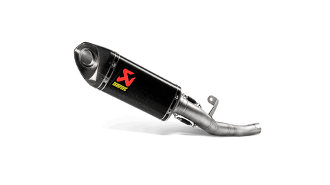 Akrapovic Carbon Fiber Slip-On Muffler for 2020 Triumph Street Triple 765 R - S-T7SO3-APC