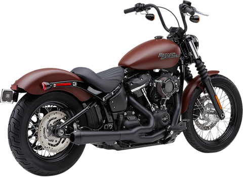 Cobra USA El Diablo 2-into-1 Exhaust for 2018 Harley Softail Models - Black - 6479B