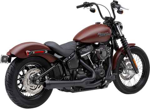 Cobra El Diablo 2-into-1 Exhaust for 2018 Harley Softail Models - Black - 6479B