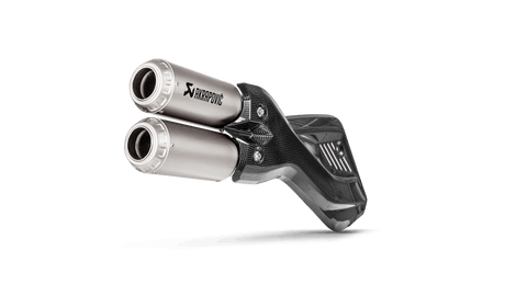 Akrapovic Titanium Slip-On Muffler for 2017-20 Ducati Multistrada - S-D9SO10-HIFFT