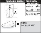 Zero Gravity Double Bubble Windscreen for 2004-05 Suzuki GSX-R600/750 - Light Smoke - 16-108-02