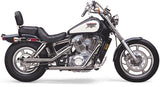 Cobra USA Drag Pipes Exhaust System for 1987-96 Honda VT1100C Shadow - Chrome - 1266