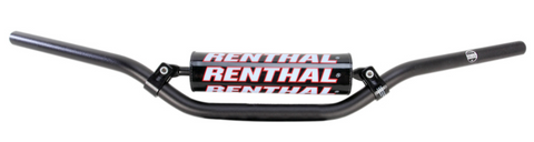 Renthal Street Fighter w/ Cross Bar Handlebar - 7/8 Inch - Black - 789-02-BK-03-219