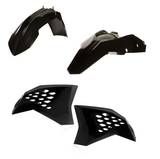 Acerbis Plastic Standard Kit for 2008-11 KTM EXC models - Black - 2113790001