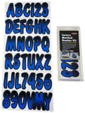Hardline 200 Series Alphanumeric Vehicle ID Kit - Dark Blue Gradiation - BLBKG200