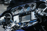 Kuryakyn 7283 - Switch Panel Accent for '14-'18 Touring & Tri Glide - Chrome
