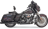 Bassani True-Dual Down Under Headpipe for 2009-16 Harley FL Touring models - Black - 11425A