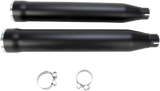 Cobra USA RPT Slip-On Mufflers for Harley Softail / Heritage - Black - 6053B