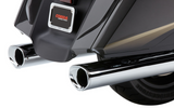 Cobra USA Tri-Flo Slip-On Mufflers for 2012-17 Honda GL1800 Gold Wing - Chrome - 1218