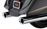 Cobra Tri-Flo Slip-On Mufflers for 2012-17 Honda GL1800 Gold Wing - Chrome - 1218
