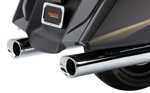 Cobra USA Tri-Flo Slip-On Mufflers for 2012-17 Honda GL1800 Gold Cobra USA Tri-Flo Slip-On Mufflers for 2012-17 Honda GL1800 Gold