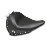 Mustang Wide Solo Seat with Backrest for 2016-17 Harley Heritage Classic FLSTC - 79915