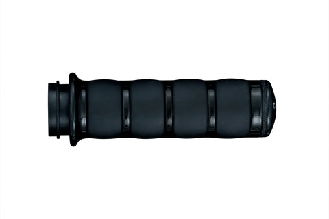 Kuryakyn 6320 - ISO Grips for Harley-Davidson Dual Cable Throttle - Black