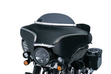 Kuryakyn 1310 - Smooth Windshield Trim for Harley-Davidson - Chrome