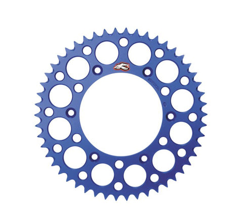 Renthal Ultralight Rear Sprocket - 428 Chain Pitch x 50 Teeth - Blue - 121U-428-50GPBU