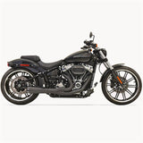 Bassani Road Rage Short Exhaust System for 2018-22 Harley Softail Breakout/Fat Boy - Black - 1S94RB