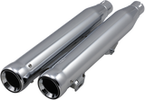 Cobra USA Neighbor Hater Mufflers for 2008-17 Harley Dyna Models - Chrome - 6049