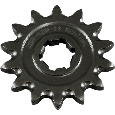 Renthal Grooved Front Sprocket - 420 Chain Pitch x 14 Teeth - 258--420-14GP