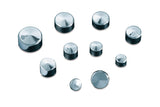 Kuryakyn Kool Kaps Bolt Covers for 1/4-inch Allen Bolts - Chrome - 2440